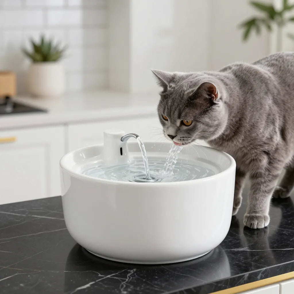 Fuente de Agua Inteligente para Gatos