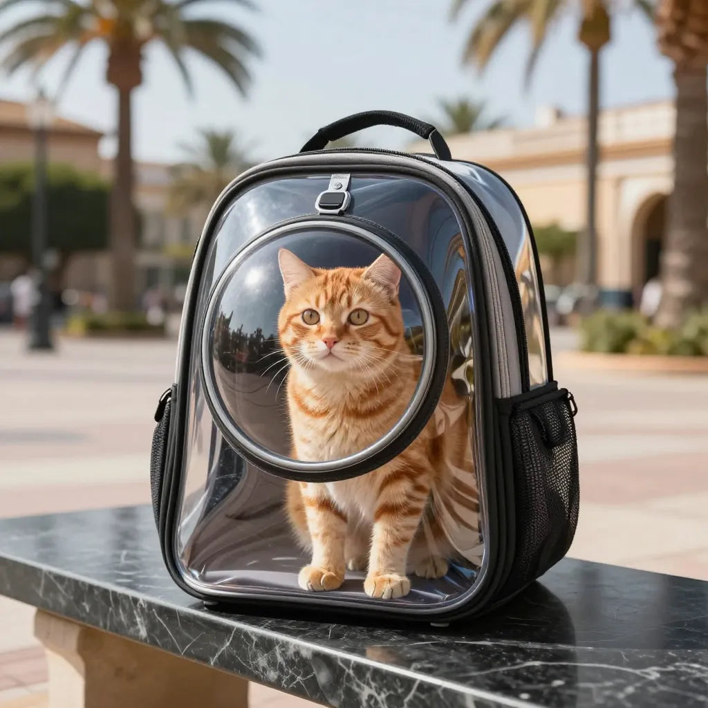 Mochila Cápsula Espacial para Mascotas